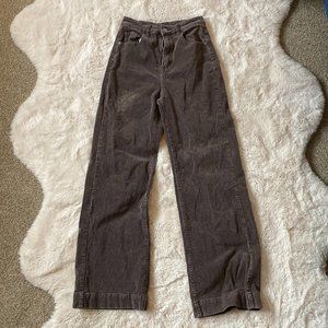 Corduroy Wide-Leg Pants